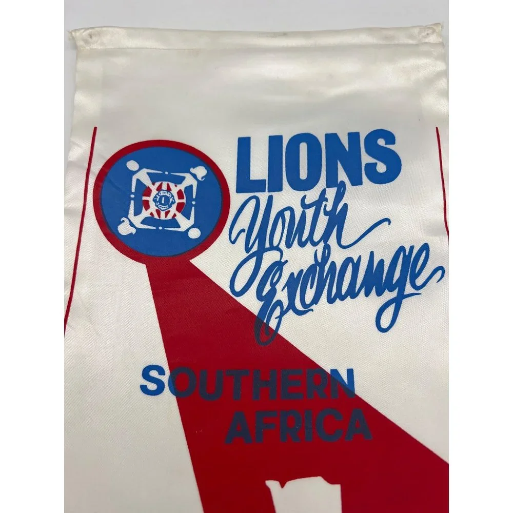 Vintage Lions Club International Youth Exchange Banner Southern Africa MD410